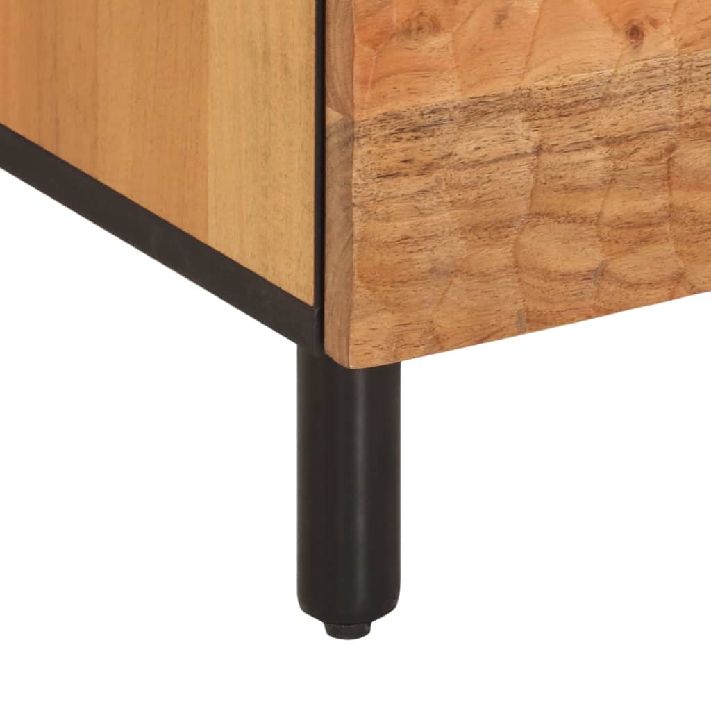 vidaXL TV Cabinet 100x33x46 cm Solid Wood Acacia