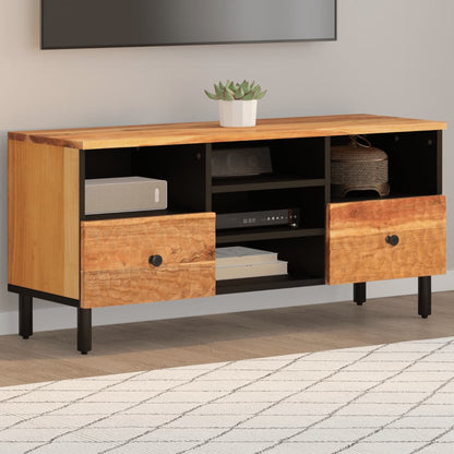 vidaXL TV Cabinet 100x33x46 cm Solid Wood Acacia