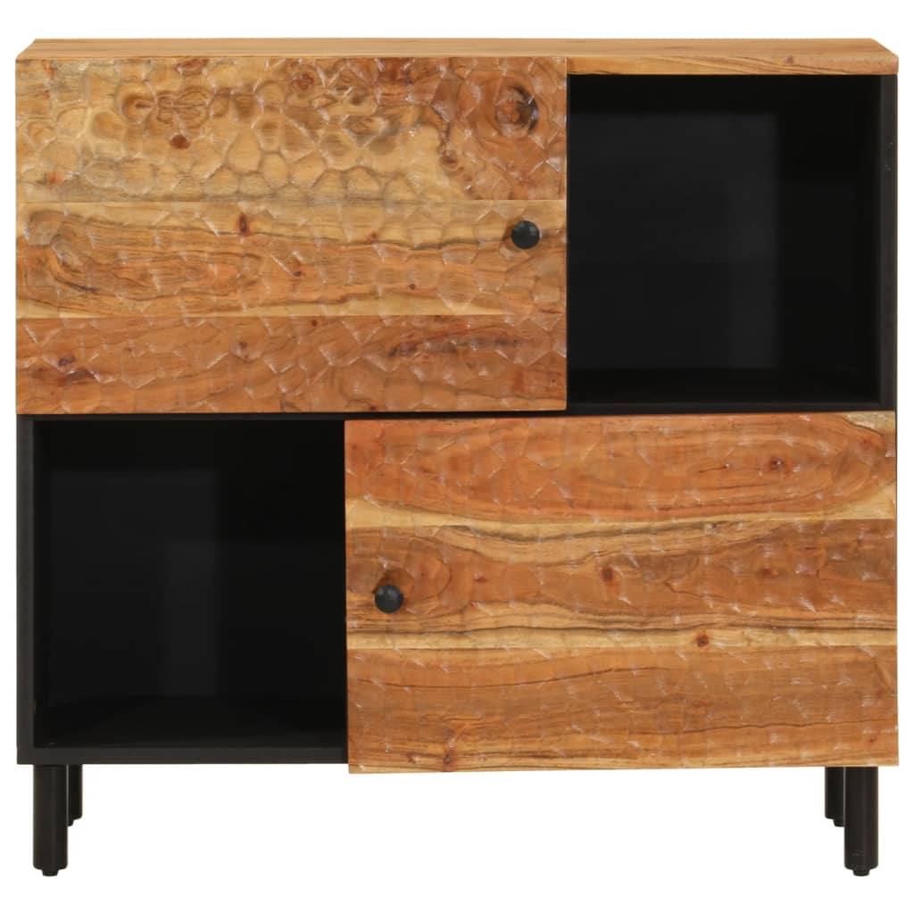vidaXL Side Cabinet 80x33x75 cm Solid Wood Acacia