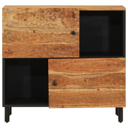 vidaXL Side Cabinet 80x33x75 cm Solid Wood Acacia