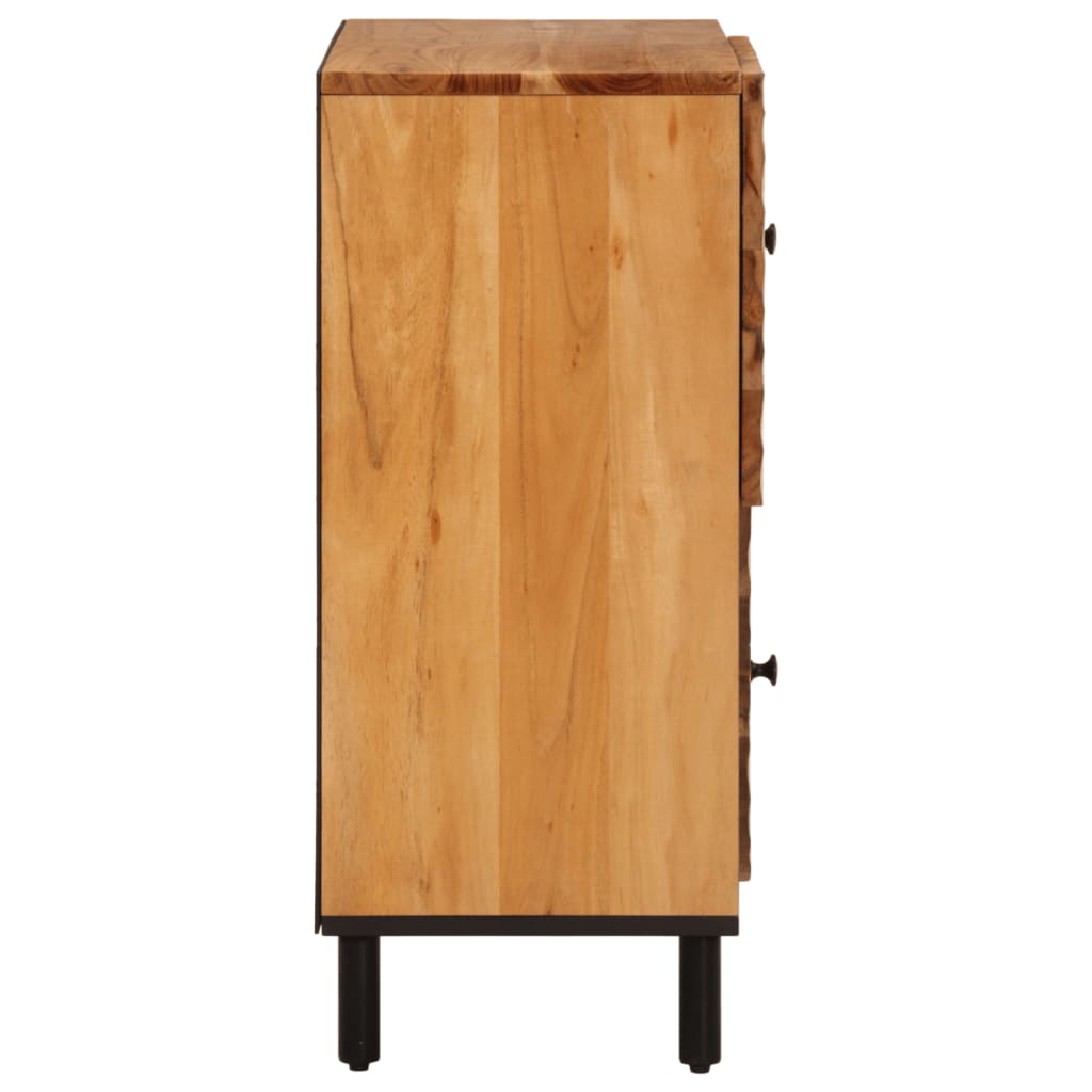 vidaXL Side Cabinet 80x33x75 cm Solid Wood Acacia