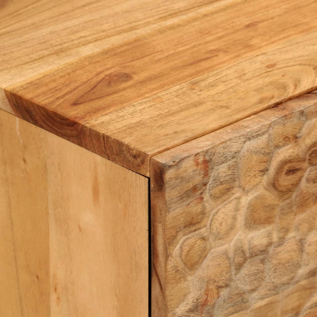 vidaXL Side Cabinet 80x33x75 cm Solid Wood Acacia