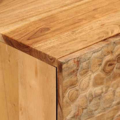 vidaXL Side Cabinet 80x33x75 cm Solid Wood Acacia