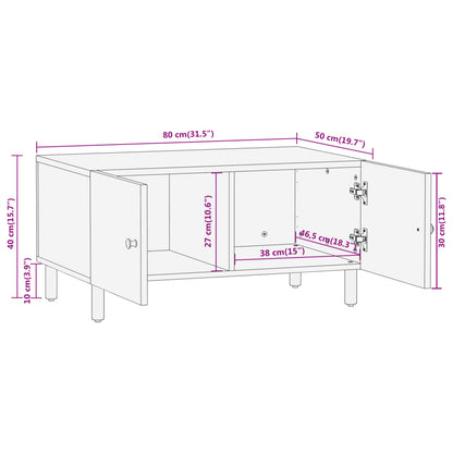 vidaXL Coffee Table 80x50x40 cm Solid Wood Mango