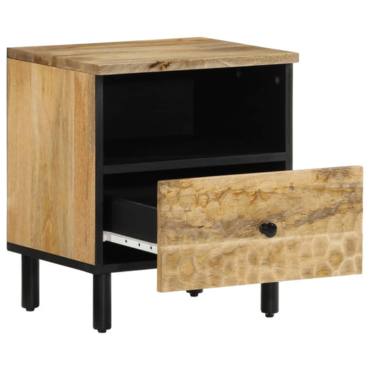 vidaXL Bedside Cabinet 40x33x46 cm Solid Wood Mango