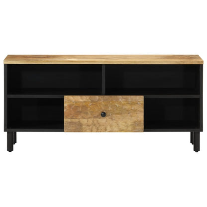 vidaXL TV Cabinet 100x33x46 cm Solid Wood Mango