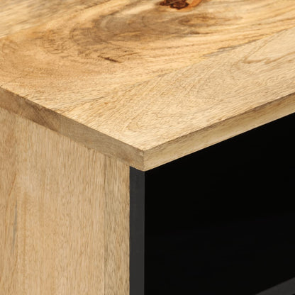 vidaXL TV Cabinet 100x33x46 cm Solid Wood Mango