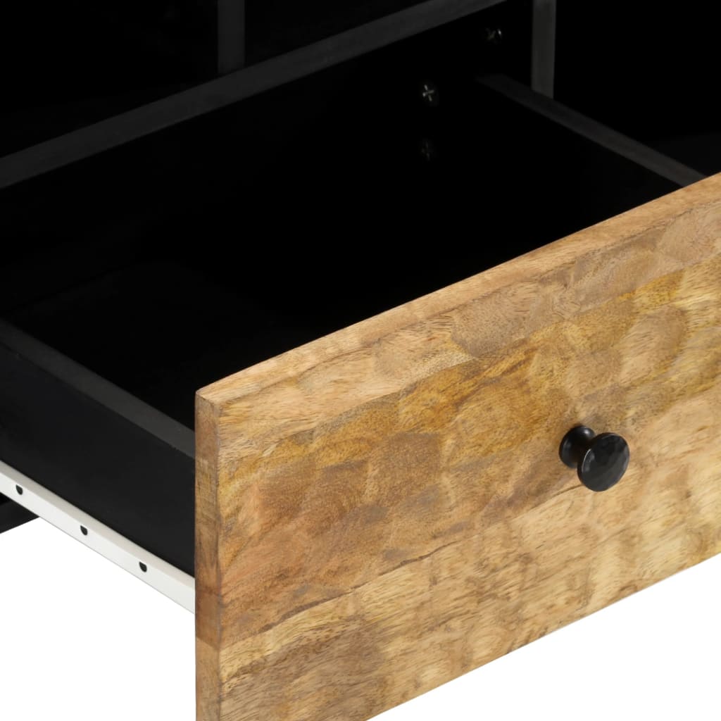 vidaXL TV Cabinet 100x33x46 cm Solid Wood Mango