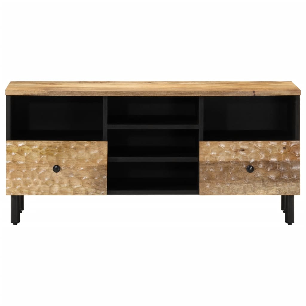 vidaXL TV Cabinet 100x33x46 cm Solid Wood Mango