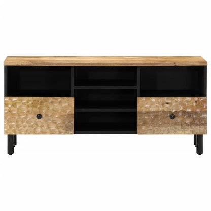 vidaXL TV Cabinet 100x33x46 cm Solid Wood Mango
