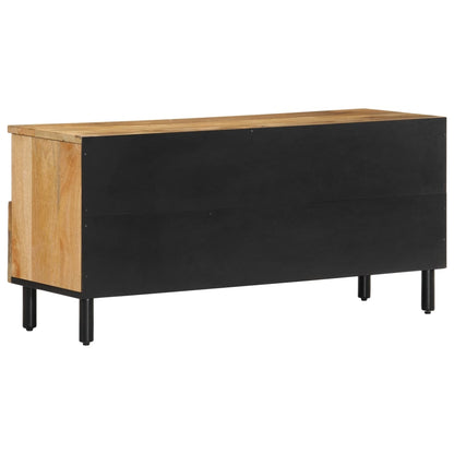 vidaXL TV Cabinet 100x33x46 cm Solid Wood Mango