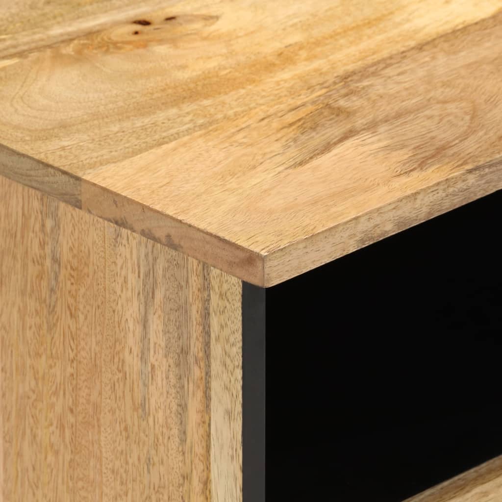 vidaXL TV Cabinet 100x33x46 cm Solid Wood Mango