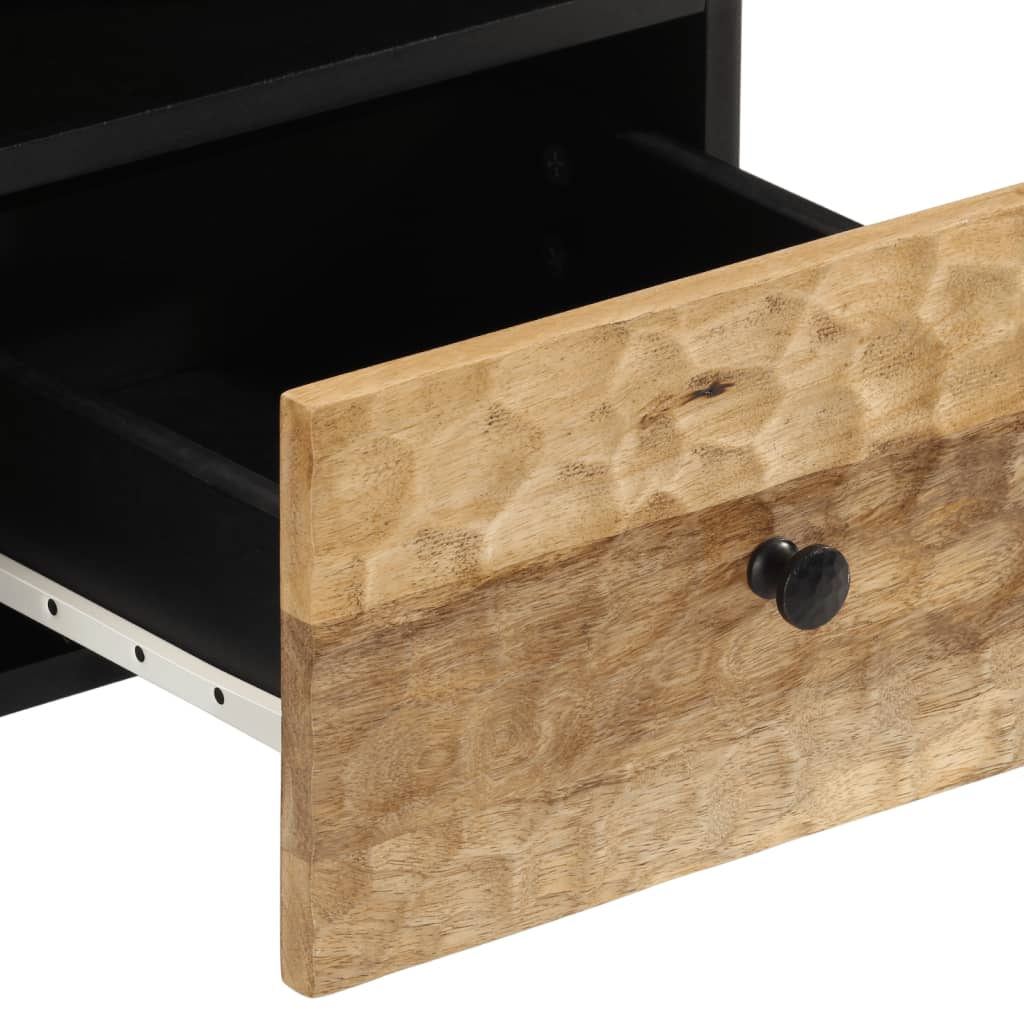 vidaXL TV Cabinet 100x33x46 cm Solid Wood Mango