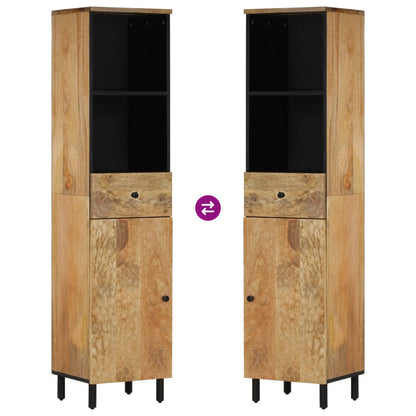 vidaXL Bathroom Cabinet 38x33x160 cm Solid Wood Mango