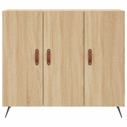 vidaXL Sideboard Sonoma Oak 90x34x80 cm Engineered Wood