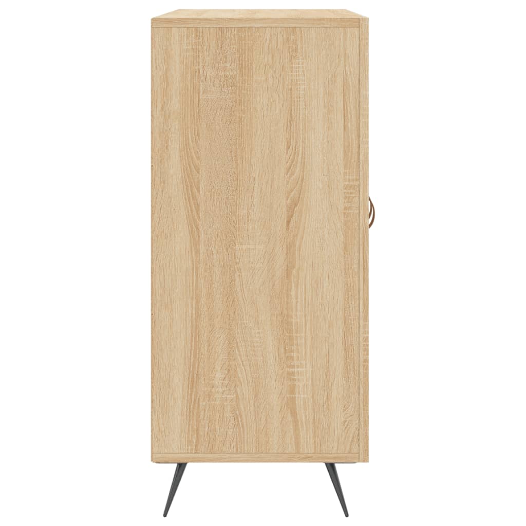 vidaXL Sideboard Sonoma Oak 90x34x80 cm Engineered Wood