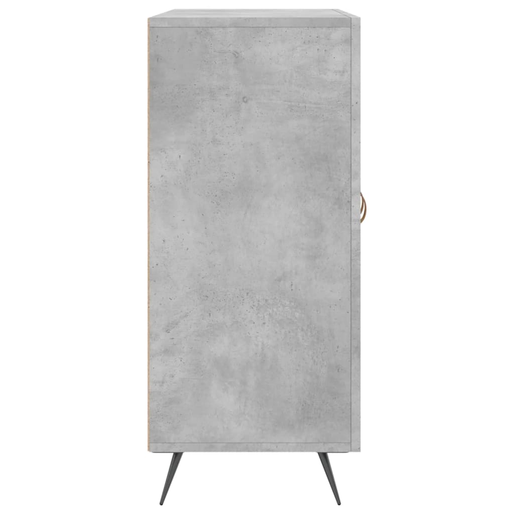vidaXL Sideboard Concrete Grey 90x34x80 cm Engineered Wood