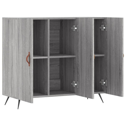 vidaXL Sideboard Grey Sonoma 90x34x80 cm Engineered Wood