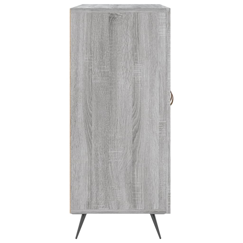 vidaXL Sideboard Grey Sonoma 90x34x80 cm Engineered Wood