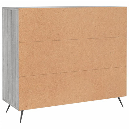 vidaXL Sideboard Grey Sonoma 90x34x80 cm Engineered Wood