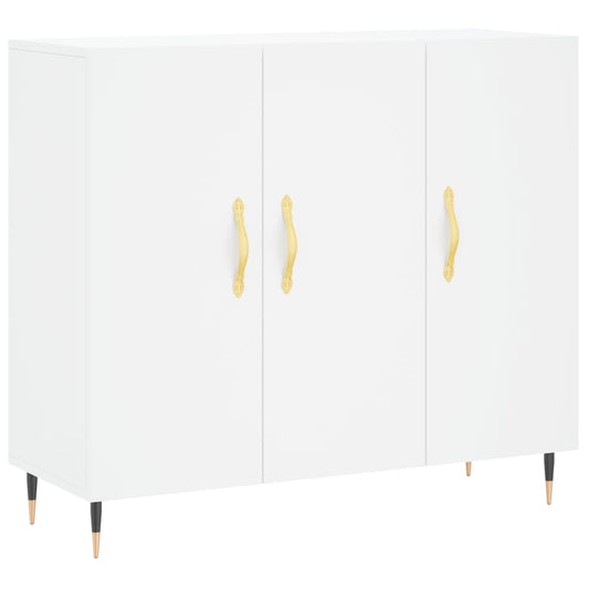 vidaXL Sideboard White 90x34x80 cm Engineered Wood