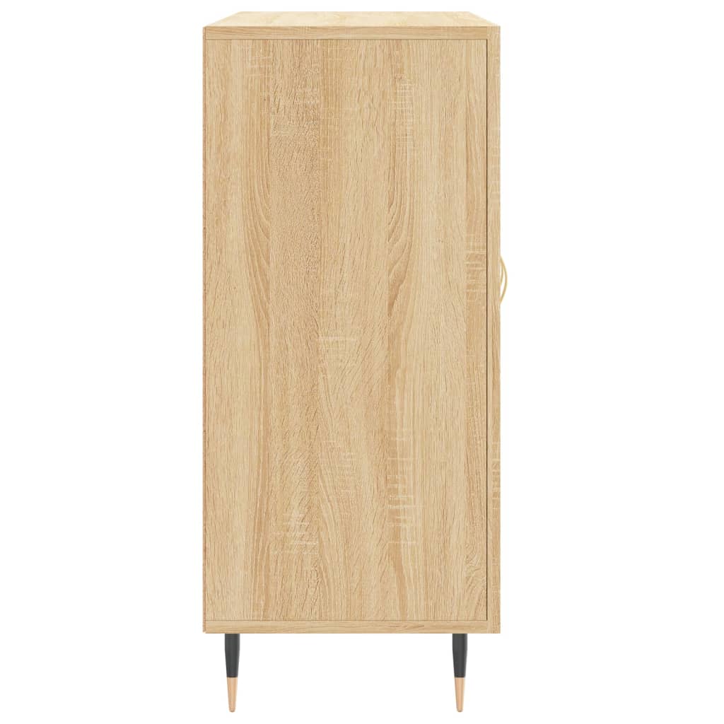 vidaXL Sideboard Sonoma Oak 90x34x80 cm Engineered Wood