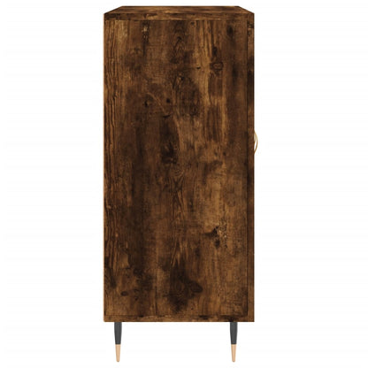 vidaXL Sideboard Smoked Oak 90x34x80 cm Engineered Wood