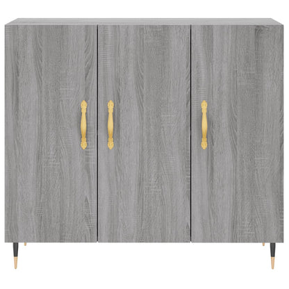 vidaXL Sideboard Grey Sonoma 90x34x80 cm Engineered Wood