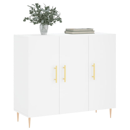 vidaXL Sideboard White 90x34x80 cm Engineered Wood