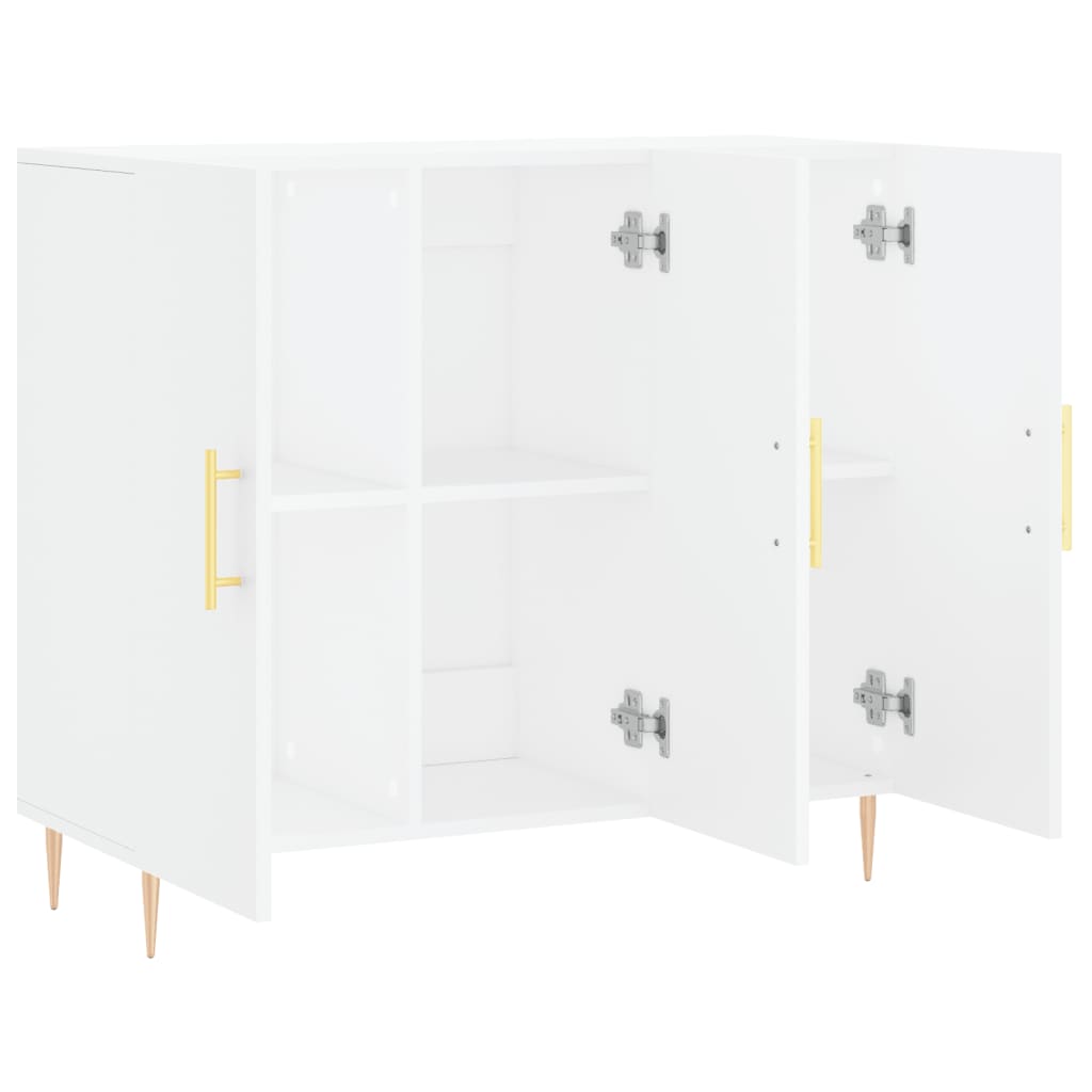 vidaXL Sideboard White 90x34x80 cm Engineered Wood