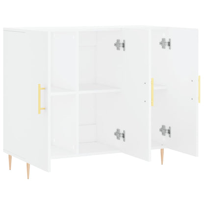 vidaXL Sideboard White 90x34x80 cm Engineered Wood