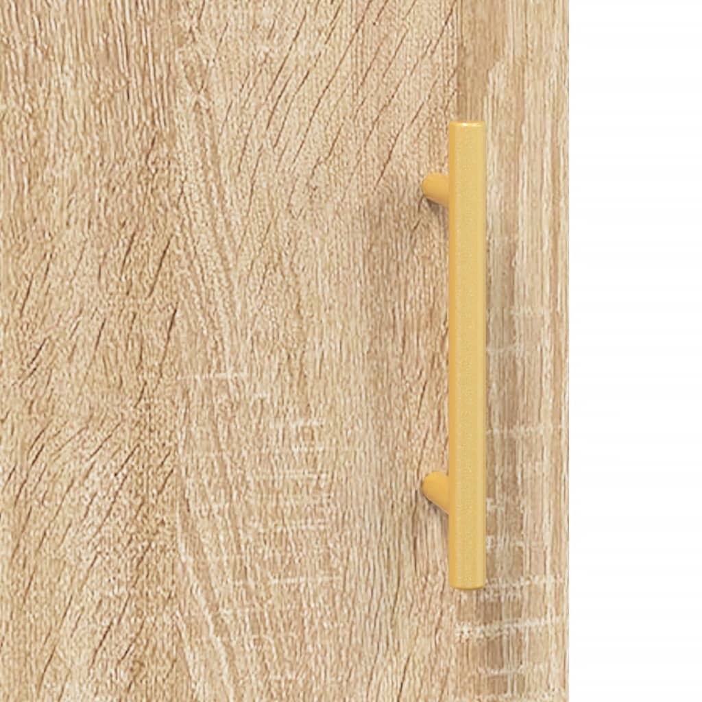 vidaXL Sideboard Sonoma Oak 90x34x80 cm Engineered Wood