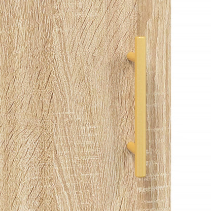 vidaXL Sideboard Sonoma Oak 90x34x80 cm Engineered Wood