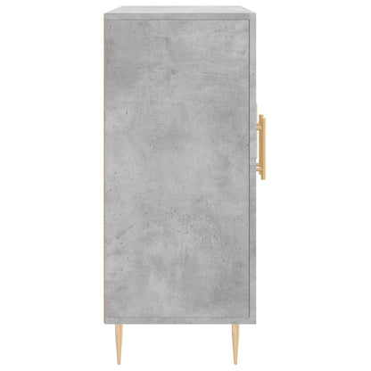 vidaXL Sideboard Concrete Grey 90x34x80 cm Engineered Wood