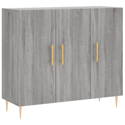 vidaXL Sideboard Grey Sonoma 90x34x80 cm Engineered Wood