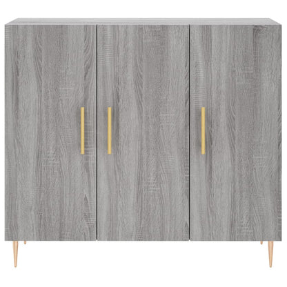 vidaXL Sideboard Grey Sonoma 90x34x80 cm Engineered Wood