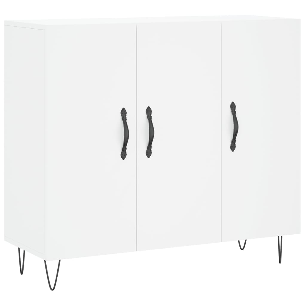vidaXL Sideboard White 90x34x80 cm Engineered Wood