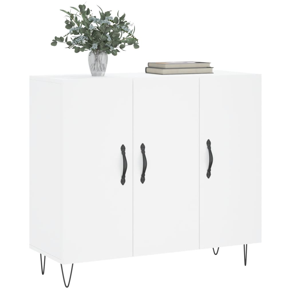 vidaXL Sideboard White 90x34x80 cm Engineered Wood