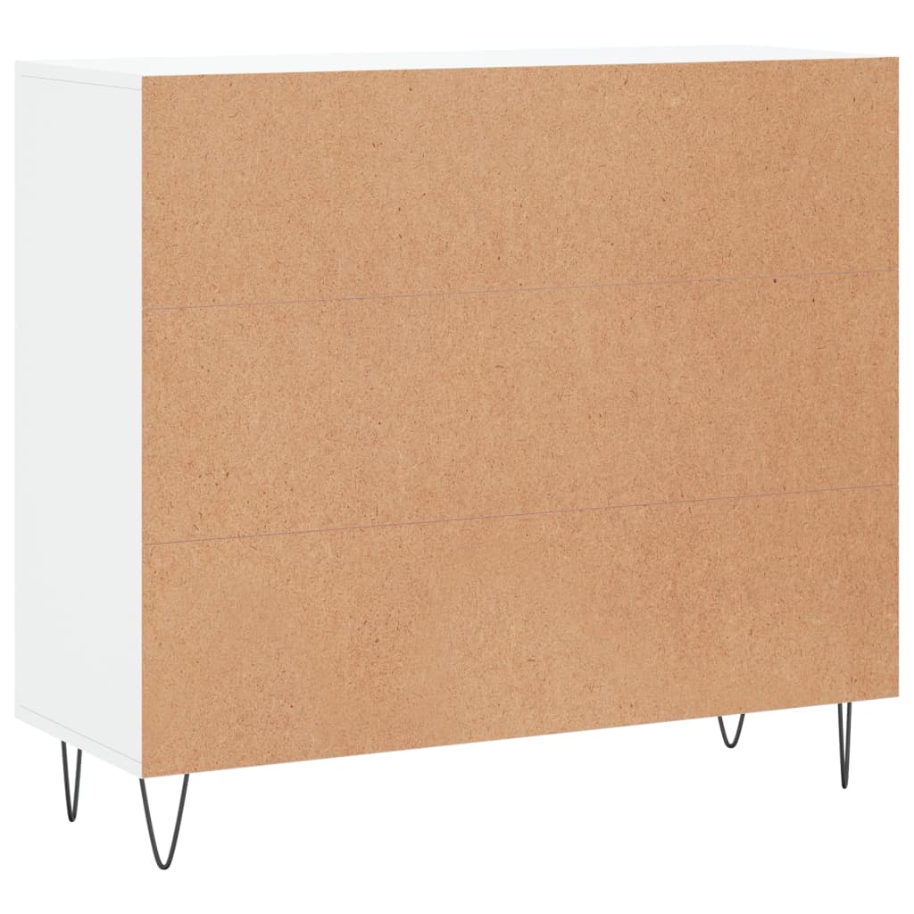 vidaXL Sideboard White 90x34x80 cm Engineered Wood