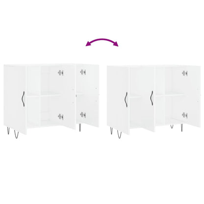 vidaXL Sideboard White 90x34x80 cm Engineered Wood