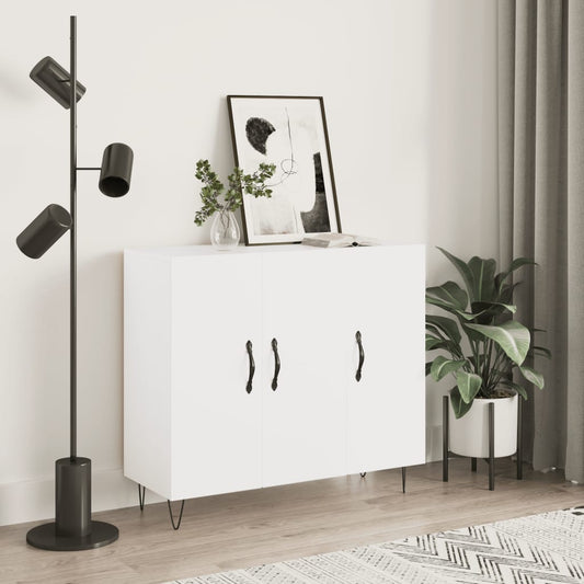 vidaXL Sideboard White 90x34x80 cm Engineered Wood