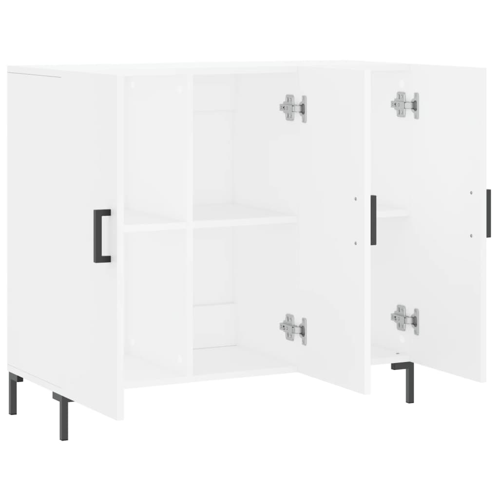 vidaXL Sideboard White 90x34x80 cm Engineered Wood