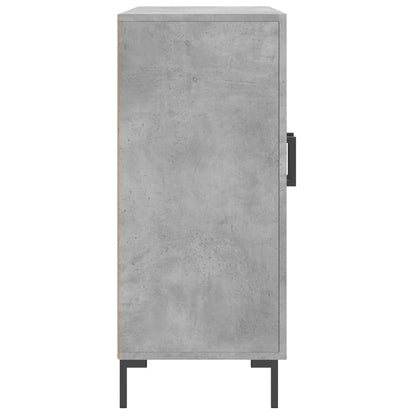 vidaXL Sideboard Concrete Grey 90x34x80 cm Engineered Wood