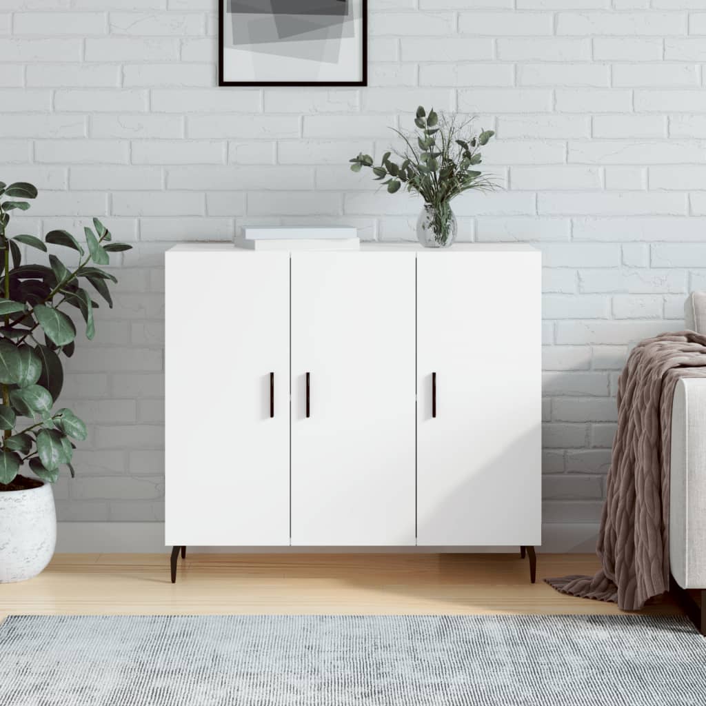 vidaXL Sideboard White 90x34x80 cm Engineered Wood