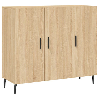 vidaXL Sideboard Sonoma Oak 90x34x80 cm Engineered Wood