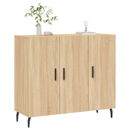 vidaXL Sideboard Sonoma Oak 90x34x80 cm Engineered Wood