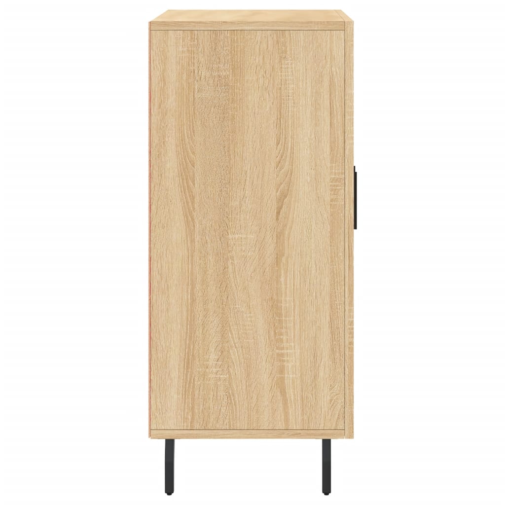 vidaXL Sideboard Sonoma Oak 90x34x80 cm Engineered Wood