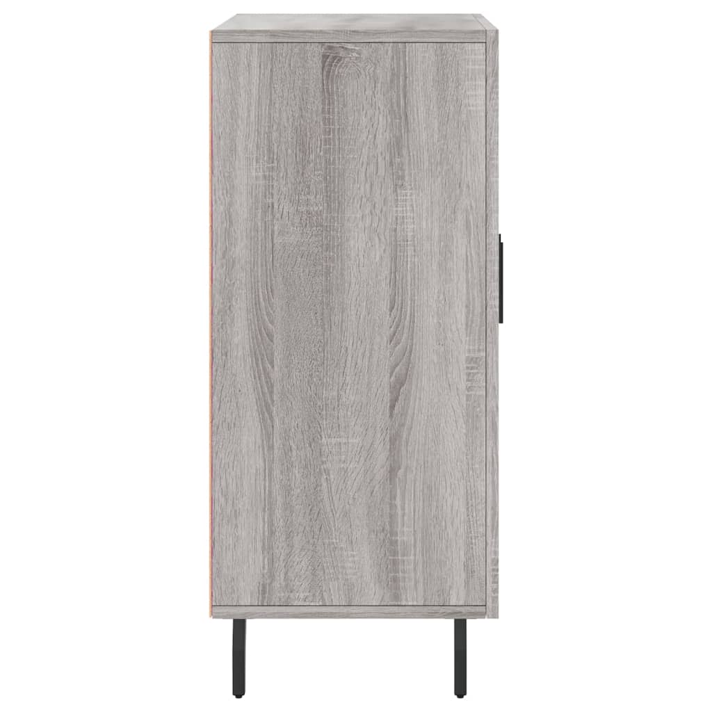 vidaXL Sideboard Grey Sonoma 90x34x80 cm Engineered Wood