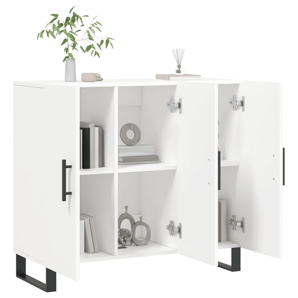 vidaXL Sideboard White 90x34x80 cm Engineered Wood