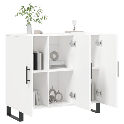 vidaXL Sideboard White 90x34x80 cm Engineered Wood
